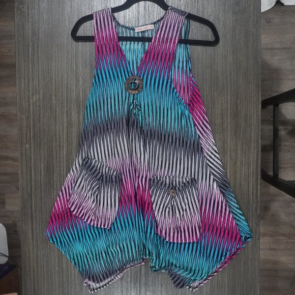 Oversized Layering Tank Top or Swimsuit Cover-Up - Picture 1 of 7